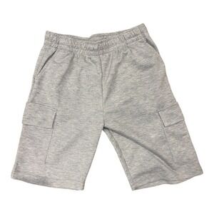 Balance Collection Boys Grey‎ Heather Cargo Shorts L 14/16 680557GH New